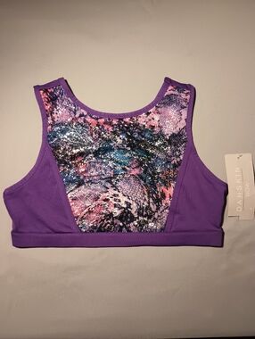 Danskin Now Girls' Purple Bra Top